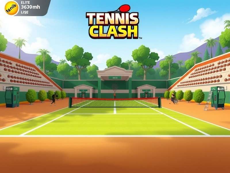 Tennis Clash Elite Challenge Gameplay